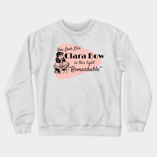 Clara Retro Pink Crewneck Sweatshirt